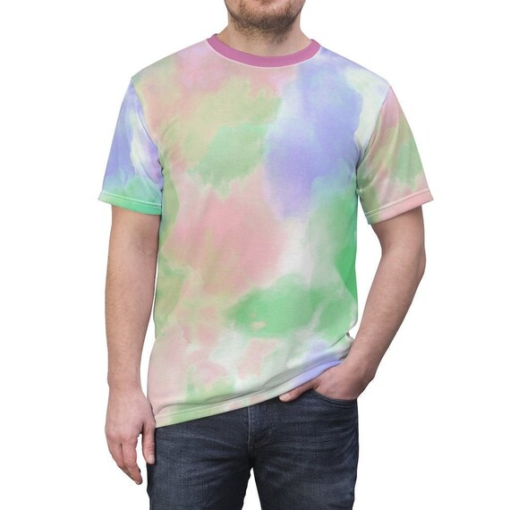 Tie Dye Pastel TShirt Fun Summer Tee Psychedelic Shirt Etsy