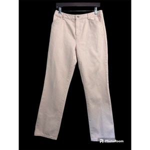 Vtg Y2K Lauren Jeans Co. Ralph Lauren Jeans Sz 8 Peach High Rise Straight Leg