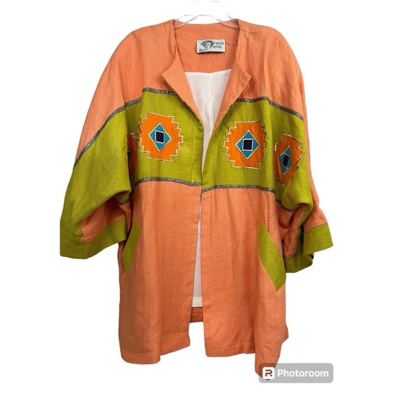 トップス 80s 90s \"Z.SILVANO\" linen china jacket s-l400.jpg