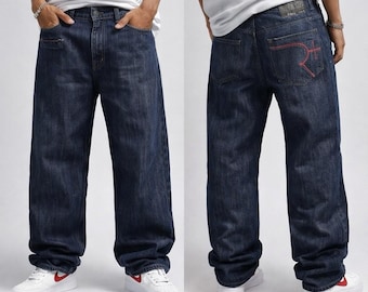 Vintage Rocawear Baggy Jeans - Size 32 - Roc-a-fella Hip Hop Denim