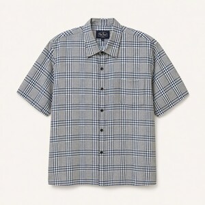 Vtg Y2K Nat Nast Luxury Original Shirt XL Plaid Silk Camp Shirt Old Money Resort