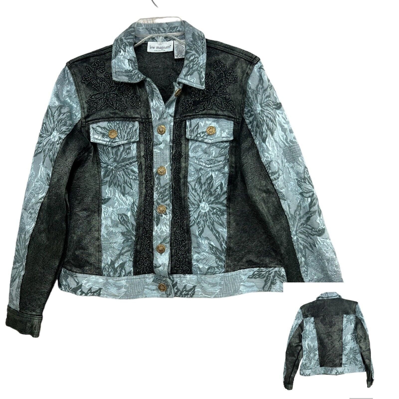 usa vintage ✴︎ デニムJK ✴︎ lew magram Lew Magram Jacket - Etsy