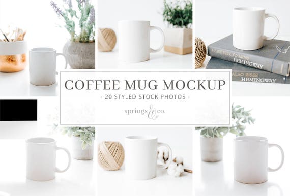 Coffee Mug Stock Photo Bundle Coffee Mug Styled Stock