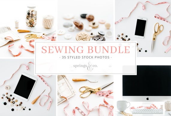 Styled Stock Photo Bundle Sewing Styled Stock Photos Social