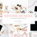 Styled Stock Photo Bundle Sewing Styled Stock Photos Social Media Styled Stock Photo Bundle with Sewing Stock Photo Mockup -B003