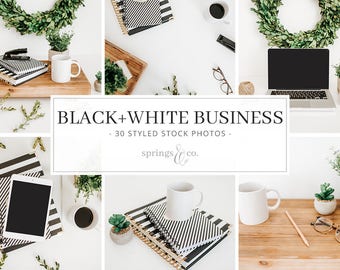 Black and White Stock Photo Bundle Black and White Styled Stock Photos Social Media Styled Stock with Business Stock Photo Mockup -B025