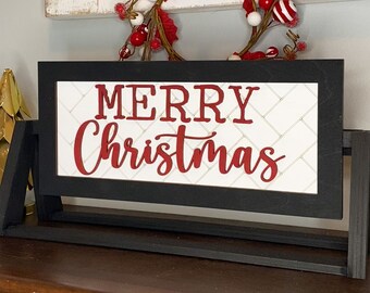 Interchangeable Sign, Christmas Sign, Interchangeable Christmas Sign, Farmhouse Sign, Merry Christmas Sign, Christmas Farmhouse Sign