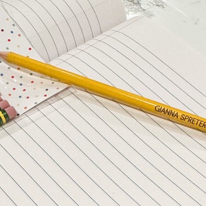 Personalized Pencil, Custom Pencils, Pencils with names, Names on Pencils, Girl Pencils, Boys Pencils