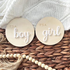 Gender Reveal Sign, It&#39;s a Girl Sign, It&#39;s a Boy Sign, Pregnancy Announcement sign,Surprise Gender reveal sign,Baby Girl Sign, Baby Boy sign