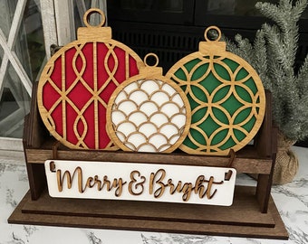 Shelf Sitter, Christmas Decor, Christmas Shelf Sitter Decor, Rustic Decor, Christmas Mantel Decor, Interchangeable Decor, Christmas Decor