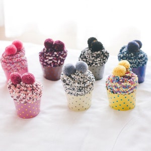 Calcetines de cupcakes para regalar (listos para armar)