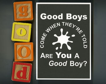 Male Chastity BDSM Femdom Submissive Sissy Boy - Good Boy - orgasm control 5x7 inch Greeting Card