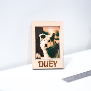 Personalized Instax Mini Size Picture Frame, Personalized Name Picture Frame, Wooden Picture Frame With Name, Picture Frame For Instax Mini.
