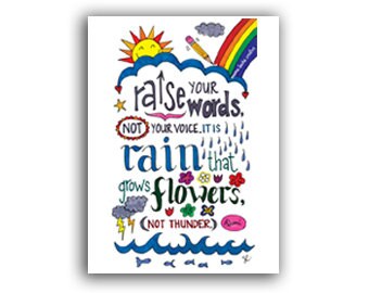 Raise Your Words print