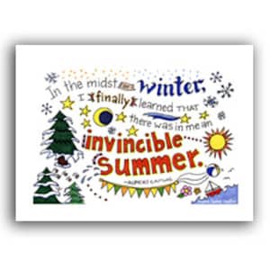 Impresión de verano invencible