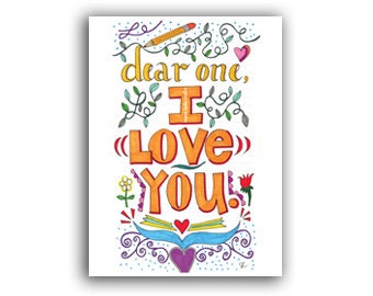 Dear One I Love You card