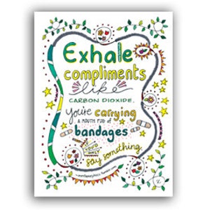 Exhale Elogios impresión