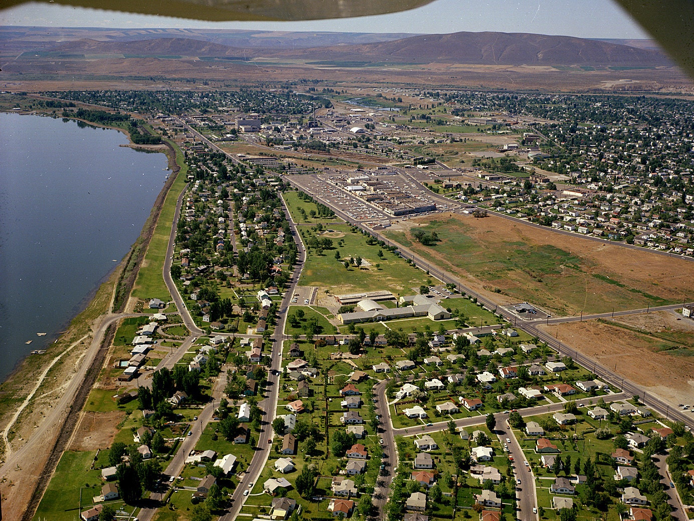 Aerial View of Richland Looking South 1964 Etsy Aerial View of Richland Looking South 1964 Etsy