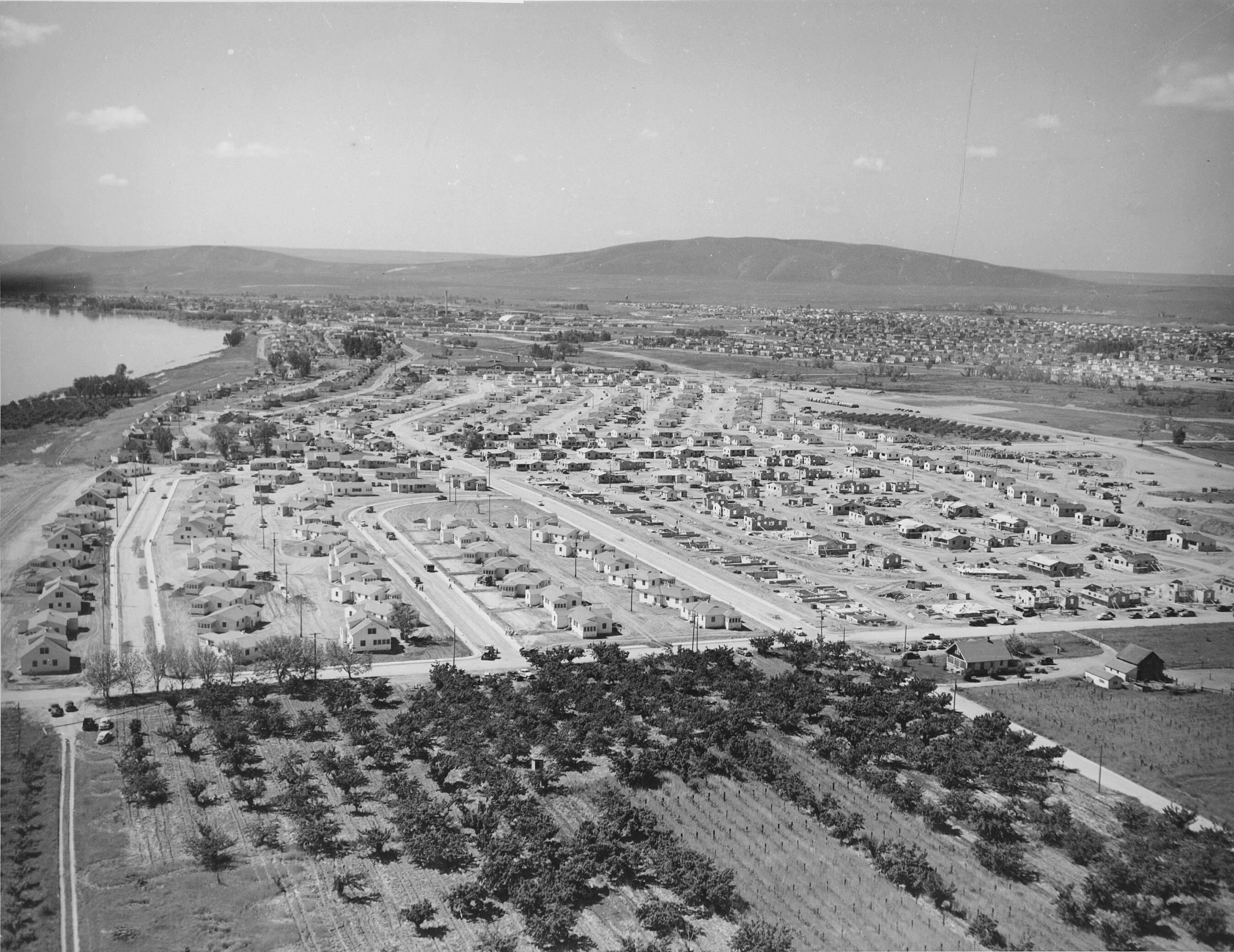 May 1948 Aerial of Richland Washington Etsy