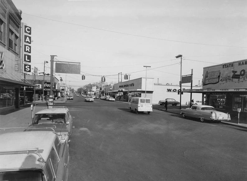 Downtown Pasco Wa at 4th Ave and Lewis St. 1963 Etsy