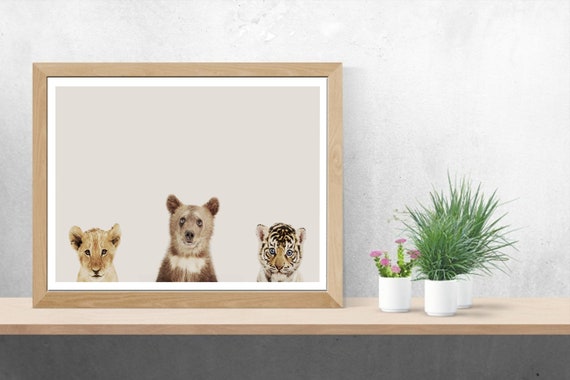 Baby Animals 12 x 18 Art Print Wall Art Poster Artwork | Etsy