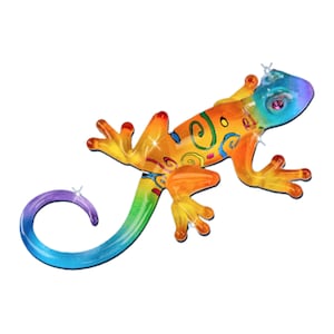 Handmade Lizard Gecko Figurine, Gecko and Reptile Décor, Holiday Gifts for Him/Her, Home Décor