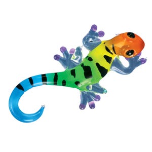 Lagarto de Gecko de Vidro Estatueta Artesanal, Ideias para Presentes de Natal, Decoração para Casa