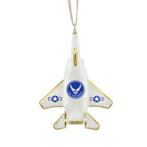 U.S. Air Force F-15 Jet Ornament | Military Christmas Ornament | Airman Gift | USAF Decor | Patriotic Holiday Gift | Veteran Keepsake