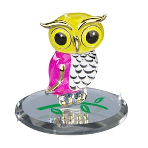 Owl Figurine, Handcrafted Miniature Animal, Owl Statue, Owl Gift, Home Décor, Bird Figurine, Mother&#39;s day Gift, Gift for Owl Lovers
