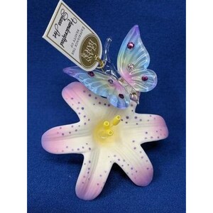 Handmade Butterfly & Lily Figurine Mother’s Day, Holiday Gift, Home Décor