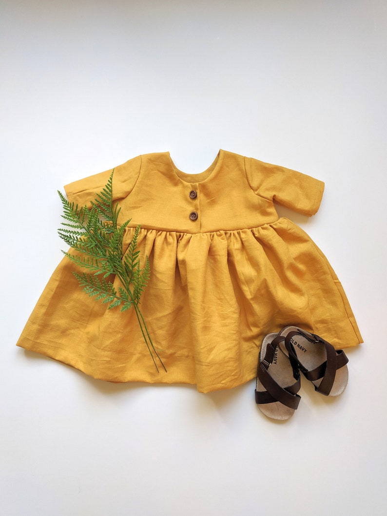 baby girl mustard outfit