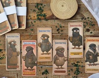 BarelyCraftyKids Hand Made Bookmark Set
