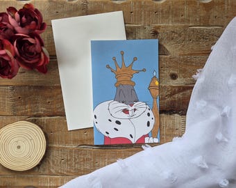 King Bugs Greeting Card/Holiday Card