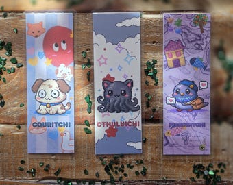 Tama Time Tamagotchi Style Bookmarks Bundle | Set of 3