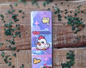 Pixel Chicken | Tamagotchi Style Bookmark