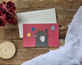 Tom Cat Celebration themed Greeting Card