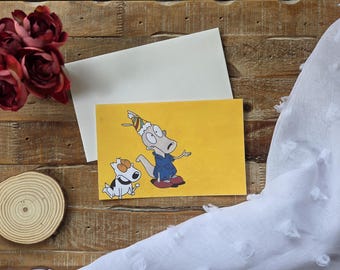 Rocko's Modern Life Party Greeting Card/Holiday Card