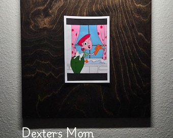 Dexters Mom Art Print, Hand-Drawn Cartoon Style, 7.5 x 5 Inch