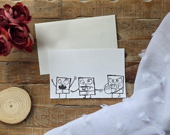 Doodlebob Greeting/Holiday Card