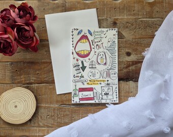 Mental health : Thinking of you greeting card