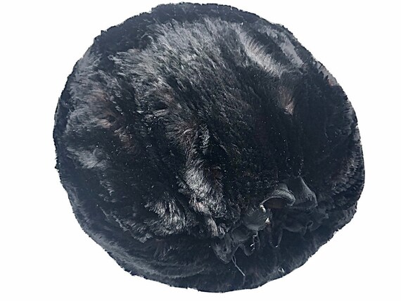Authentic Victorian/ Edwardian Muskrat Fur Muff Ha