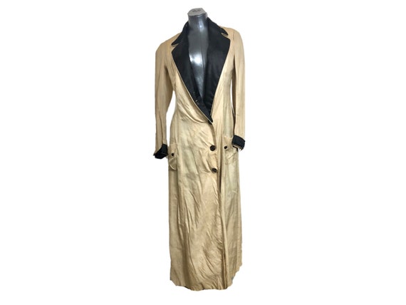 Antique Victorian / Edwardian Jacket Silk Long Tre