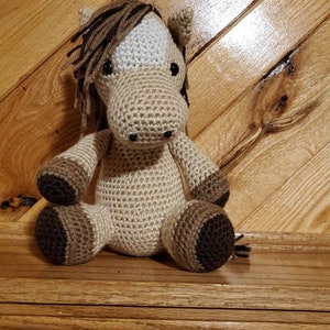 Horse - Horse stuffed animal - Custom horse - Crocheted horse - Crocheted horse toy - Child gift - Handmade stuffed animals -memorial horse