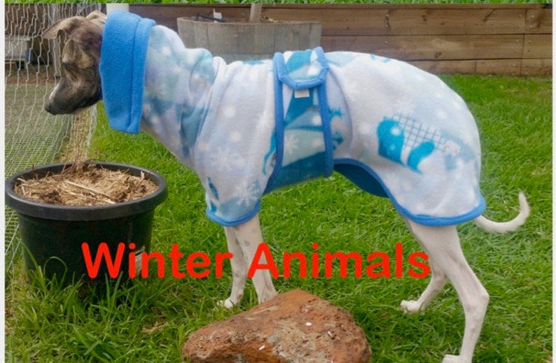 Whippet& Iggy Warm Fleece Coats image 7