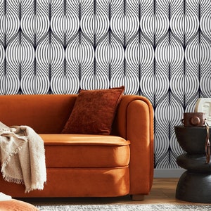 Wallpaper Peel and Stick Wallpaper Removable Wallpaper Home Decor Wall Art Wall Decor Room Decor / Elegant Geometric Wallpaper - A725