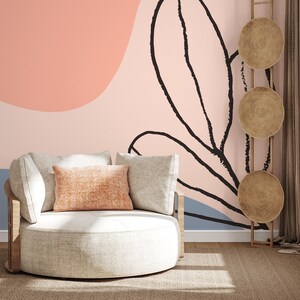 Wallpaper Peel and Stick Wallpaper Removable Wallpaper Home Decor Wall Art Wall Decor Room Decor / Cute Pastel Color Wallpaper - B457