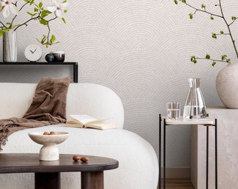 Temporary Wallpaper Nursery Decor Removable Wallpaper Peel and Stick Geometric Wallpaper Wall Mural Cute Wallpaper - B971