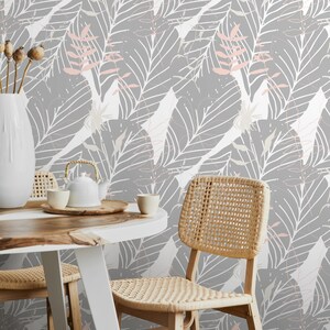 Removable Wallpaper Floral Wall Mural Temporary Wallpaper Nursery Wallpaper Wall Decor Wall Paper Removable Peel and Stick Wallpaper - A678
