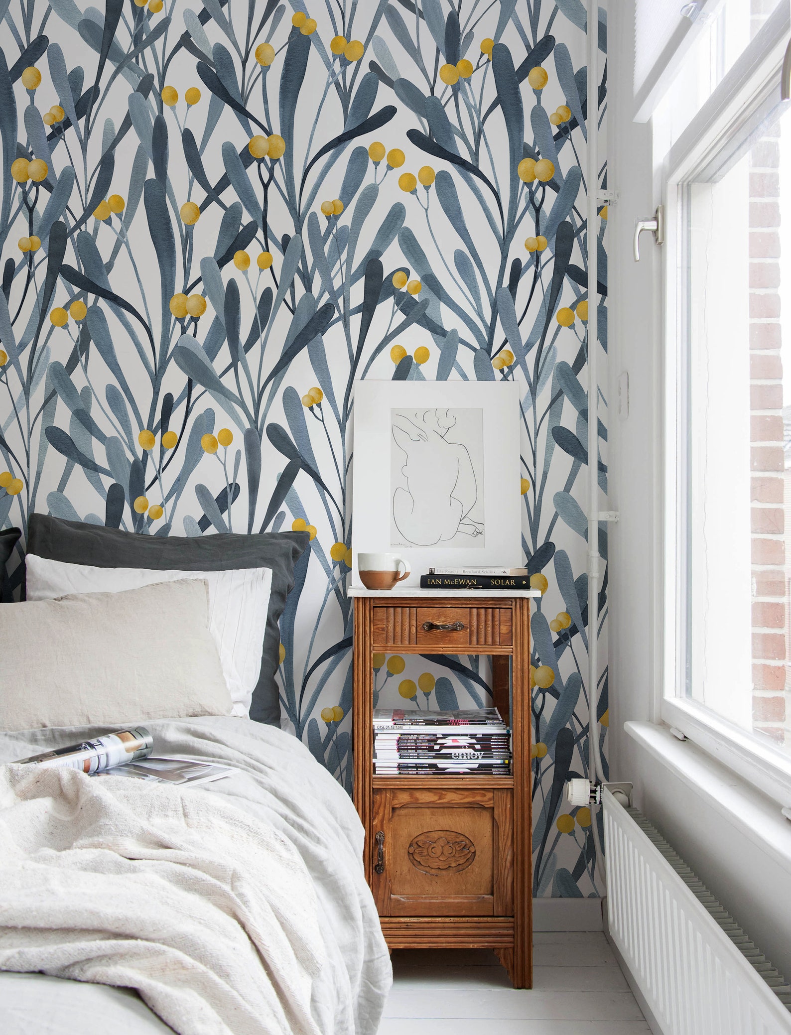 Watercolor Wallpaper Removable Wallpaper Watercolor Print Etsy