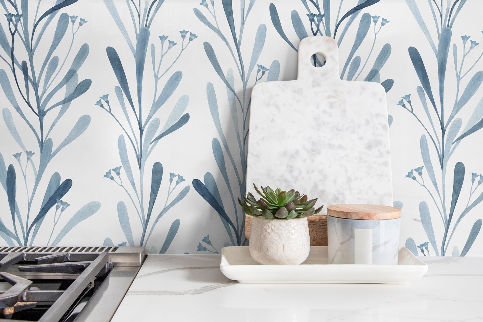 Watercolor Wallpaper Removable Wallpaper Watercolor Print Etsy